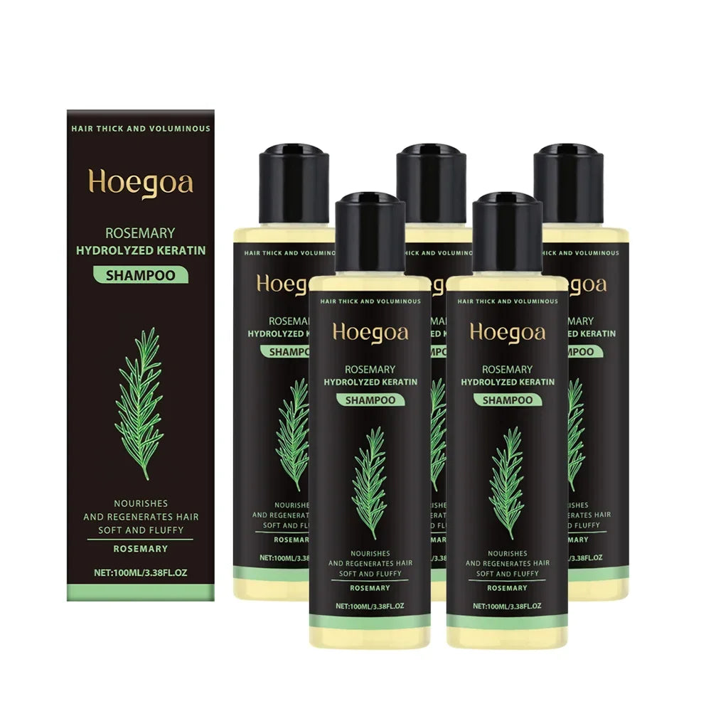 Rosemary Hair Growth Shampoo – Anti-Dandruff & Volumizing Peaceful Pleasures Health and Wellness 5pcs