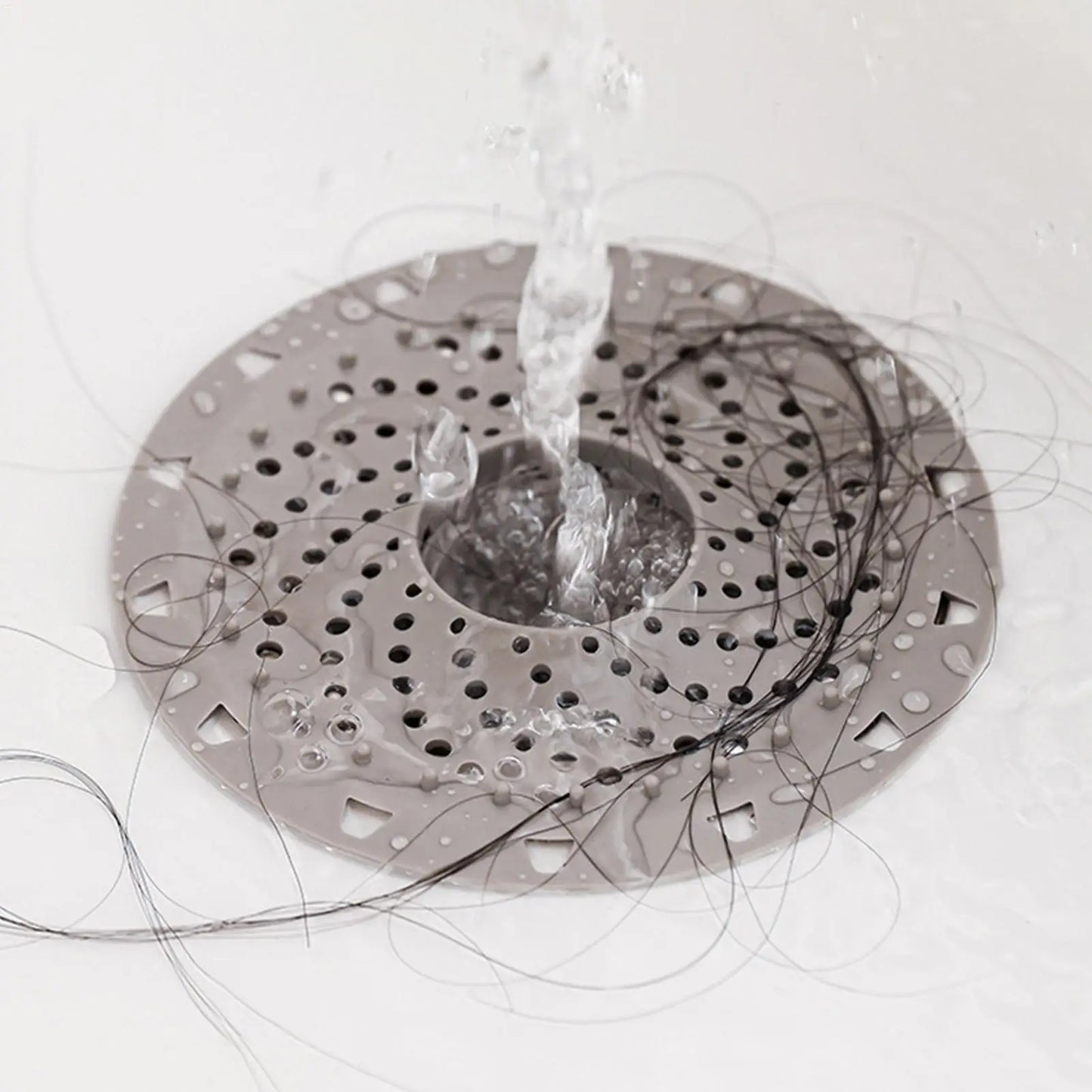 Shower Drain Hair Catcher – Anti-Clog Tub & Sink Cover