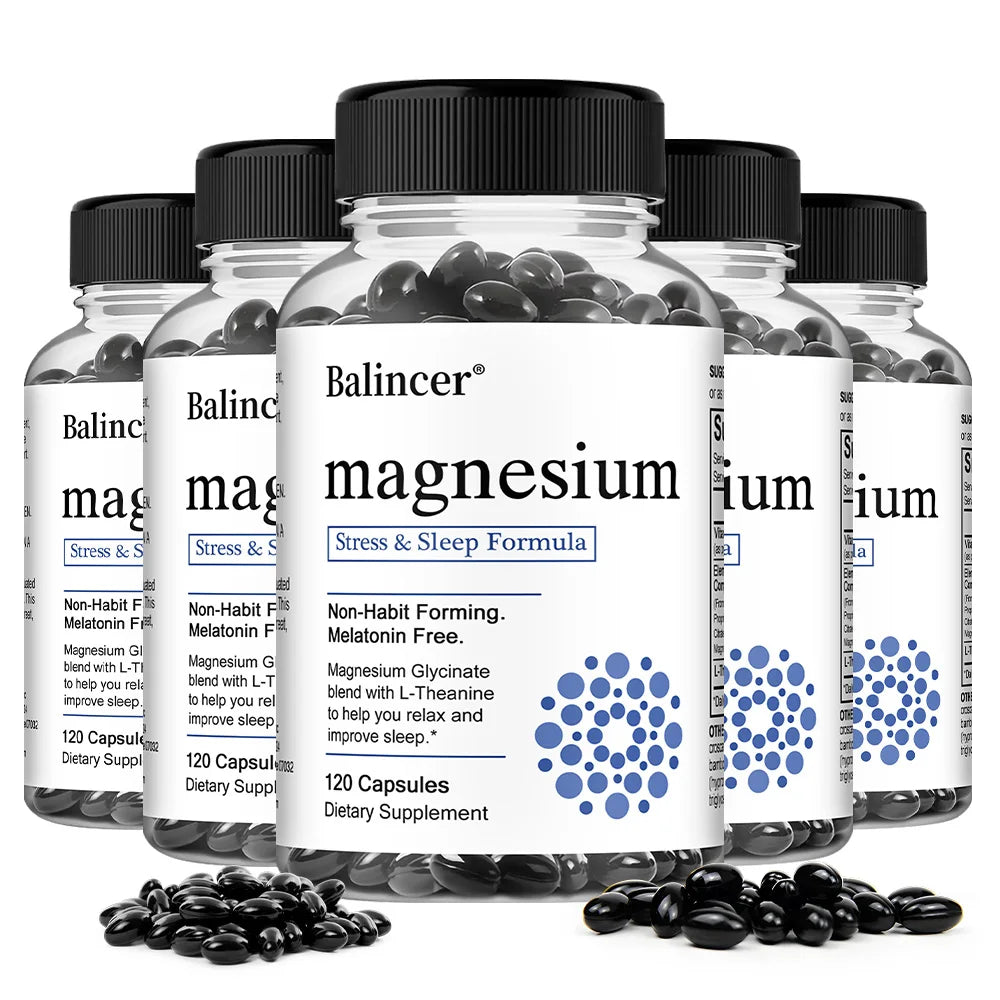 Magnesium Glycinate 120 Capsules – Sleep, Mood & Muscle Support