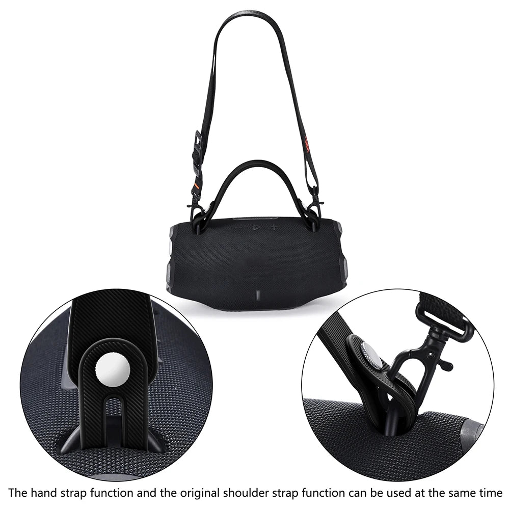 Speaker Handle Strap for JBL Xtreme 2/ Xtreme 3/Xtreme 4 BT Speaker Silicone Detachable Speaker Grip Tape Screws Handle Strap Peaceful Pleasures Health and Wellness