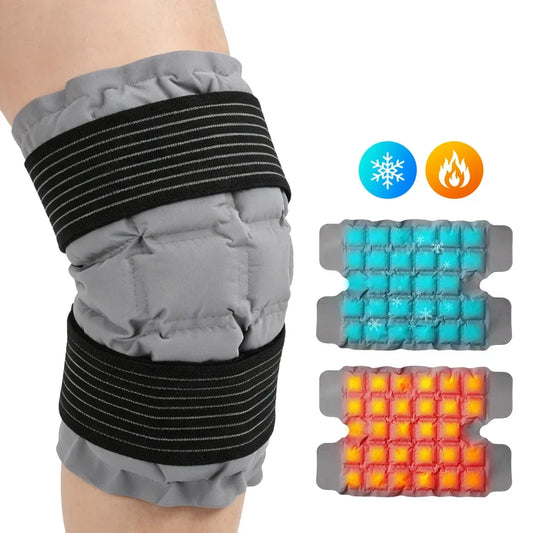 SAP Hot & Cold Knee Wrap – Reusable Microwave & Freezable Brace Knee Therapy Wrap Oasis Select