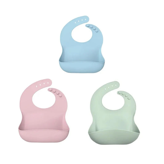 Food Grade Silicone Baby Bib – Waterproof & BPA-Free Silicone Baby Bib Peaceful Pleasures Health and Wellness