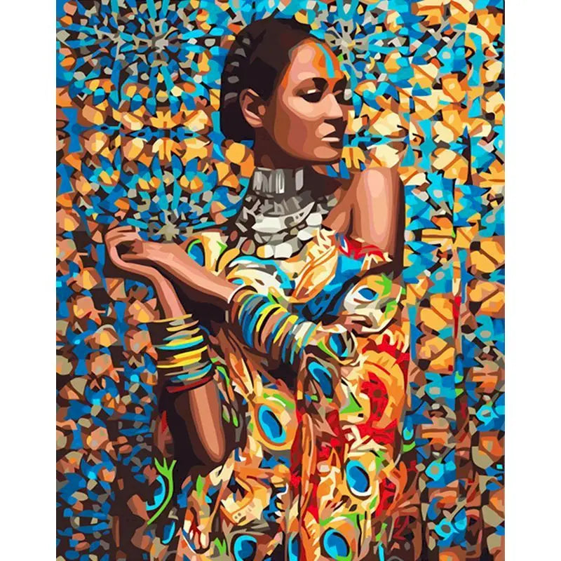 Paint by Numbers Kit Women Figure 60x75cm | GATYZTORY Canvas