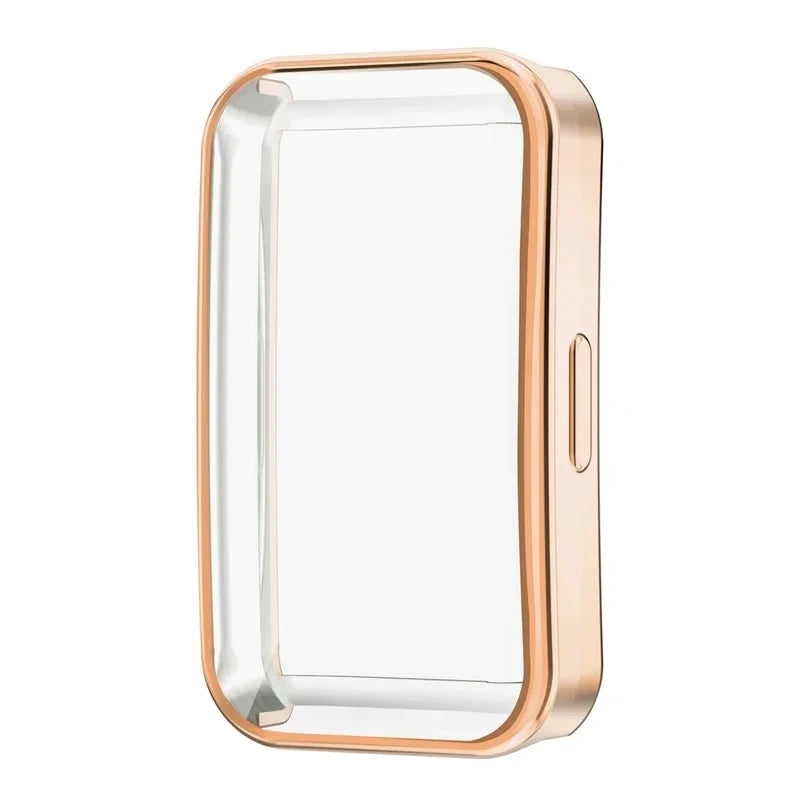 Huawei Band 8 & 9 Clear Protective Case – Ultra-Thin Full Cover Peaceful Pleasures Health and Wellness Gold For Huawei Band 8