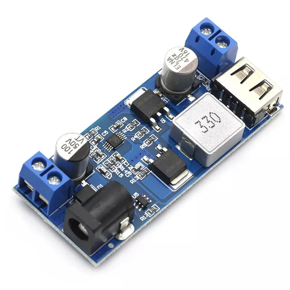 DC-DC 24V/12V To 5V 5A Step Down Power Supply Buck Converter Adjustable Buck Step Down Converter Module USB Power Buck Module Peaceful Pleasures Health and Wellness