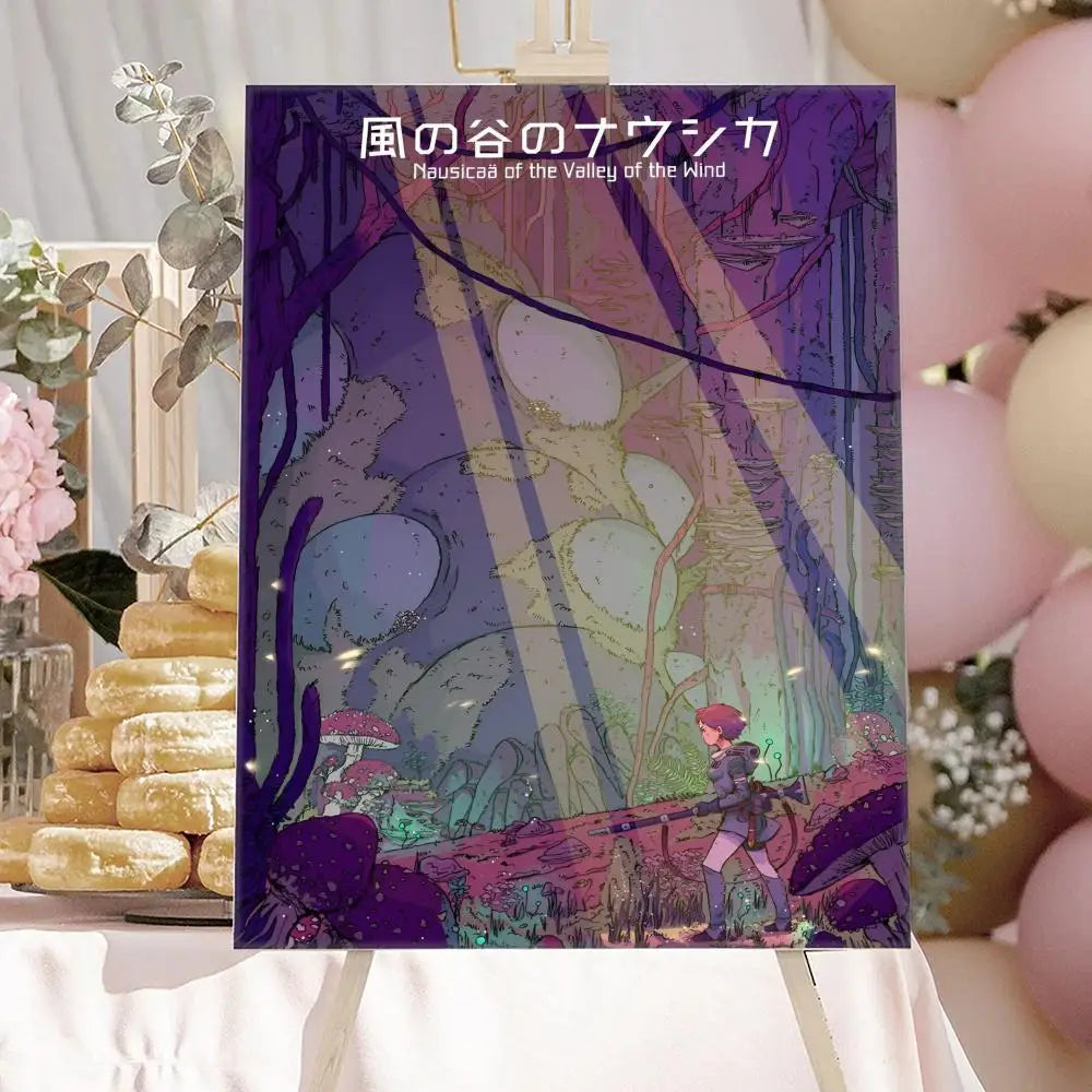 Nausicaä Valley of the Wind Anime Canvas Poster | Wall Art