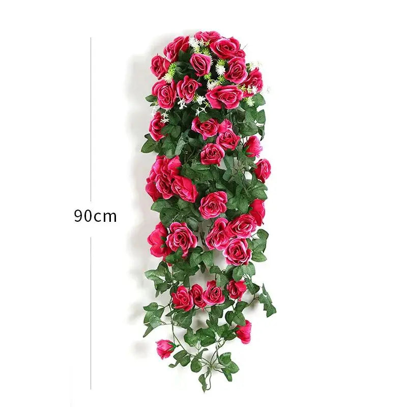 Artificial Rose Vine Garland – Wedding, Home & Garden Décor