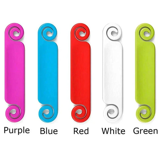 Multicolor Cable Label Ties | Wire Organizer Tags 5 Colors Cable Label Ties Peaceful Pleasures Health and Wellness mixed 20pcs