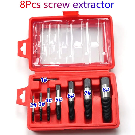 Broken Screw & Bolt Extractor Drill Bits Set – 5/6/8 Pcs Peaceful Pleasures Health and Wellness