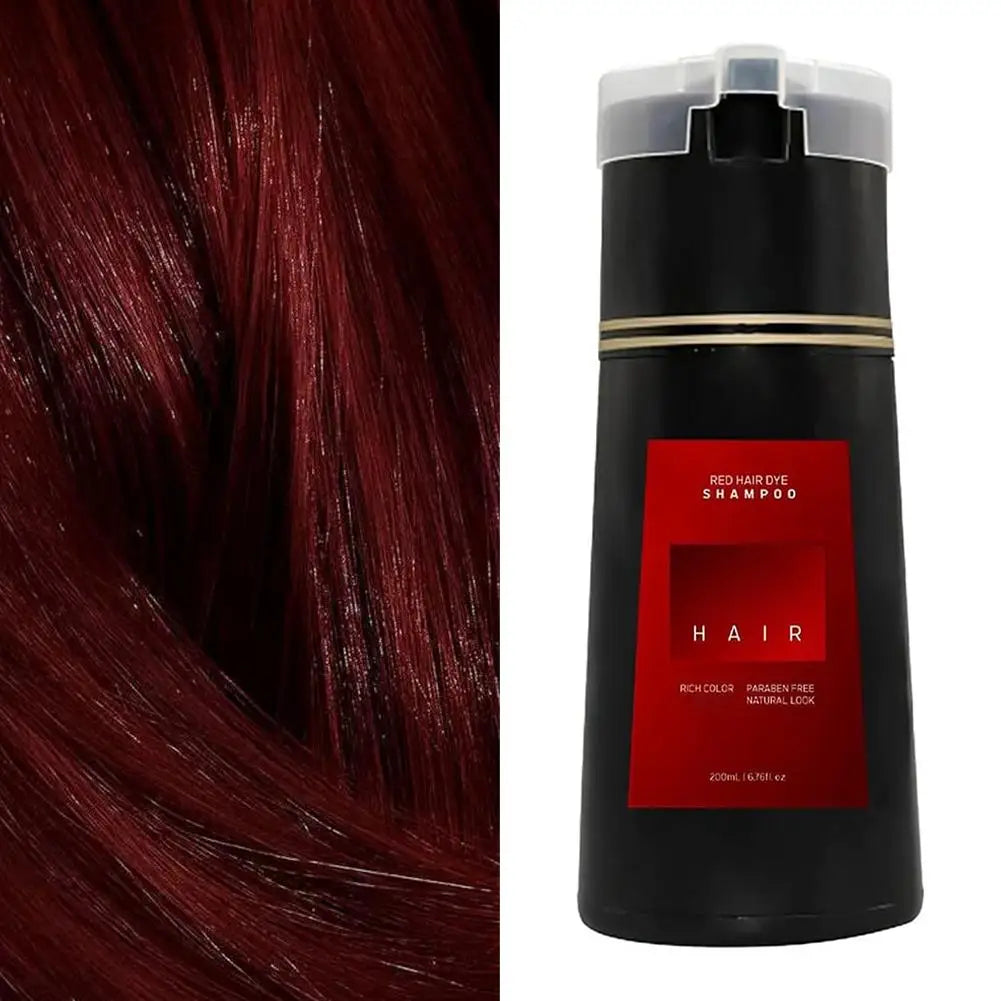 3-in-1 Black Hair Color Shampoo for Gray Hair Natural Herbal Hair Dye for Women & Men, Nourishing Safe Hair Care Dye Shampoo Peaceful Pleasures Health and Wellness