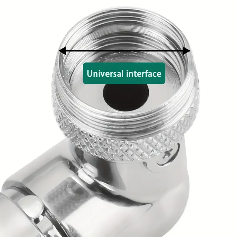 4-Mode 360° Swivel Kitchen Faucet Aerator | Waterfall & Rain