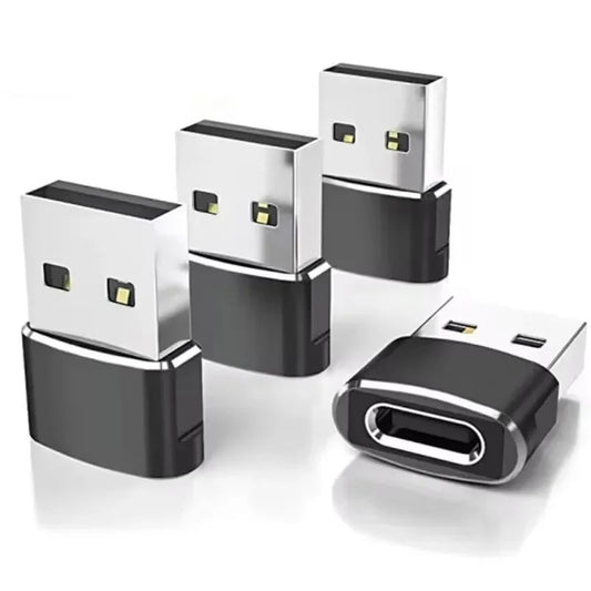 1-6PCS USB OTG Adapter USB Male to Type C Female Type-C Adapter Aluminum Alloy for Laptop Samsung Xiaomi 10 USB Adapter Peaceful Pleasures Health and Wellness