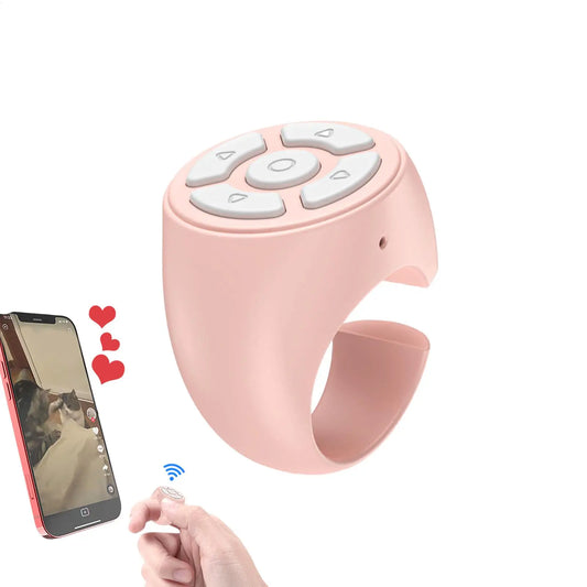 Wireless Finger Ring Bluetooth Remote – Page Turner & Shutter