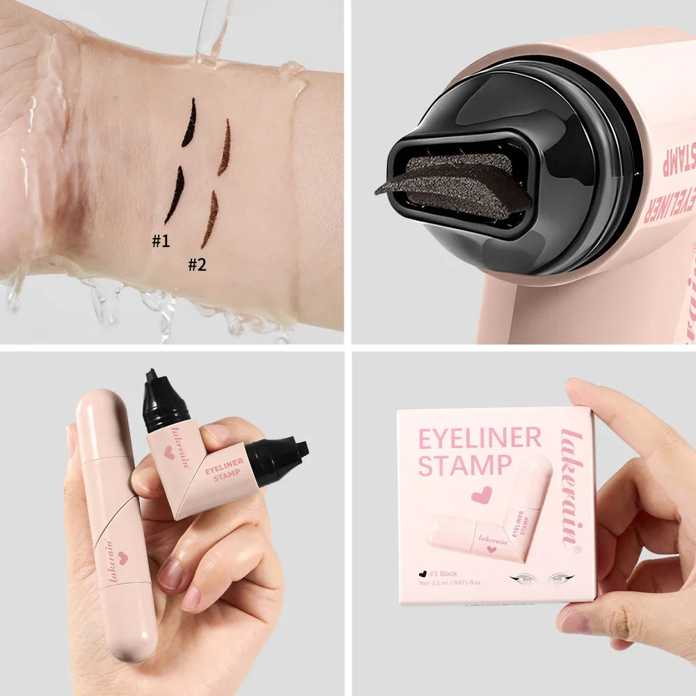 Double-Wing Eyeliner Stamp – Waterproof & Beginner-Friendly