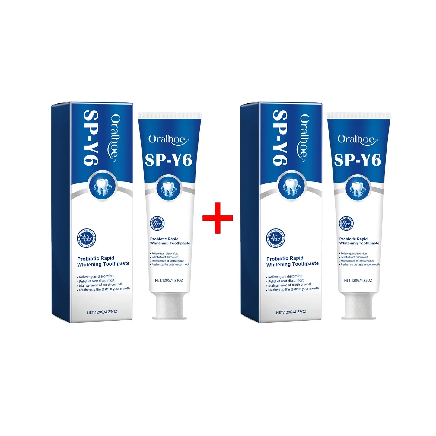 Oralhoe Probiotic Whitening Toothpaste – Fresh Breath 120g