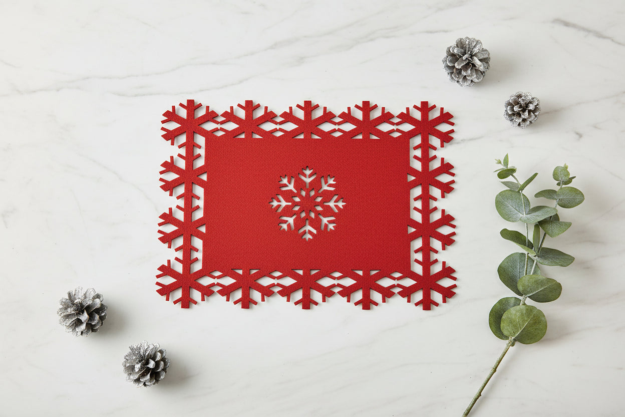 Felt Christmas placemats, coasters, hotel restaurants, family friendly placemats, Halloween felt placemats Peaceful Pleasures Health and Wellness 1pcs L