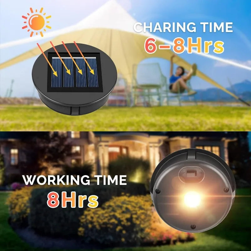 Solar Lantern Lamp Shade Replacement – Hollow Pattern Light Cover