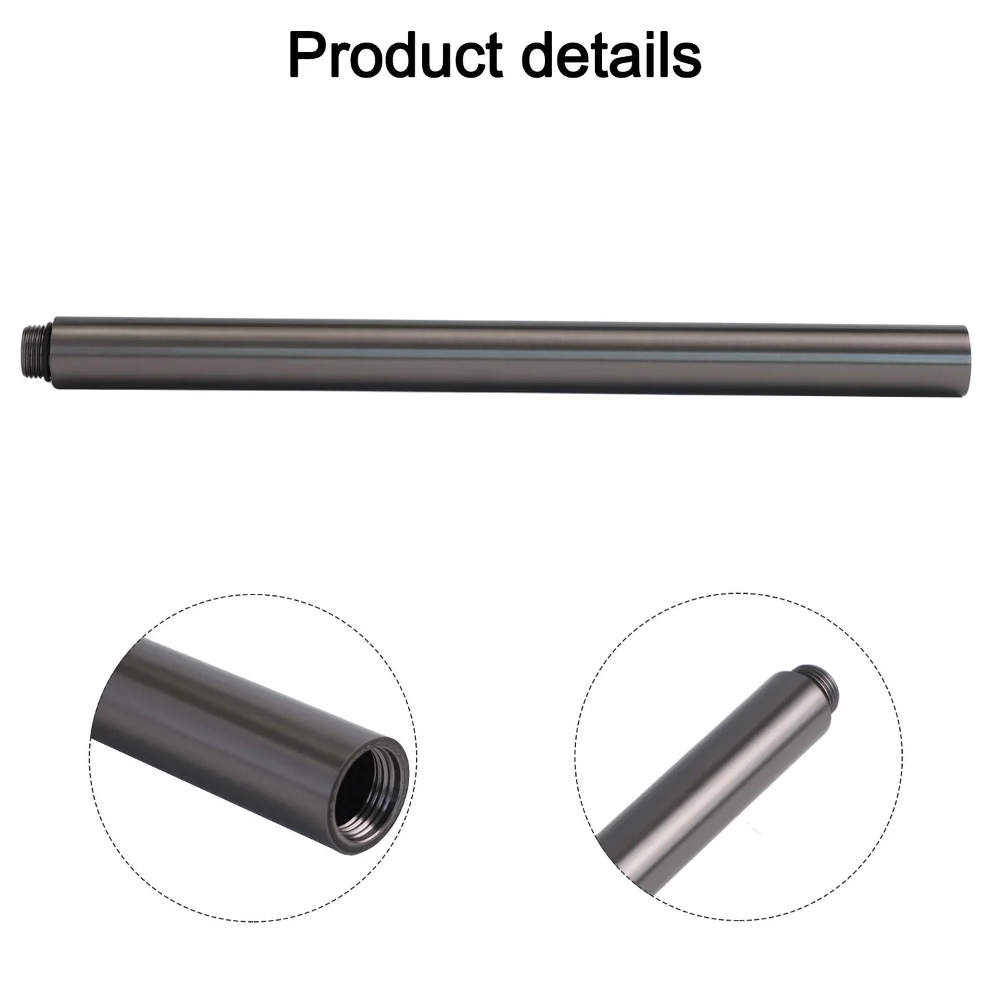 30cm Stainless Steel Shower Extension Bar | 4 Finishes