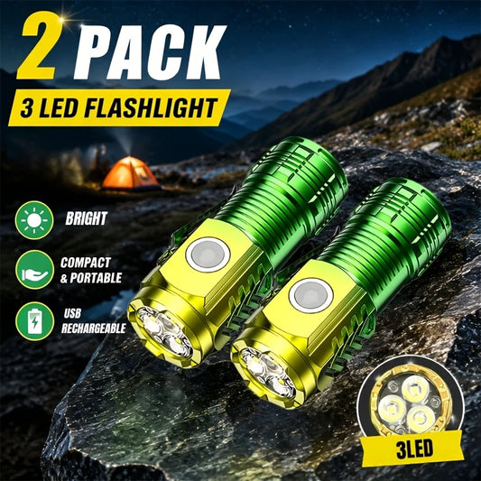 ZHIYU Mini LED Flashlight 800 Lumen USB Rechargeable Waterproof LED Flashlight Oasis Select