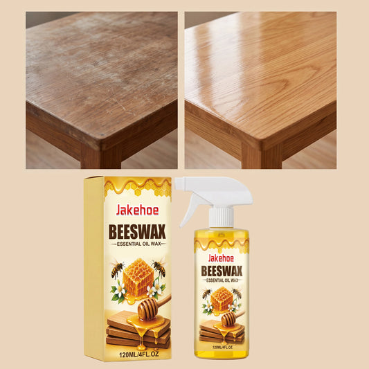 JAKEHOE 120ml Beeswax Furniture Spray | Polish, Clean & Protect Wood Furniture Beeswax Polish Peaceful Pleasures Health and Wellness