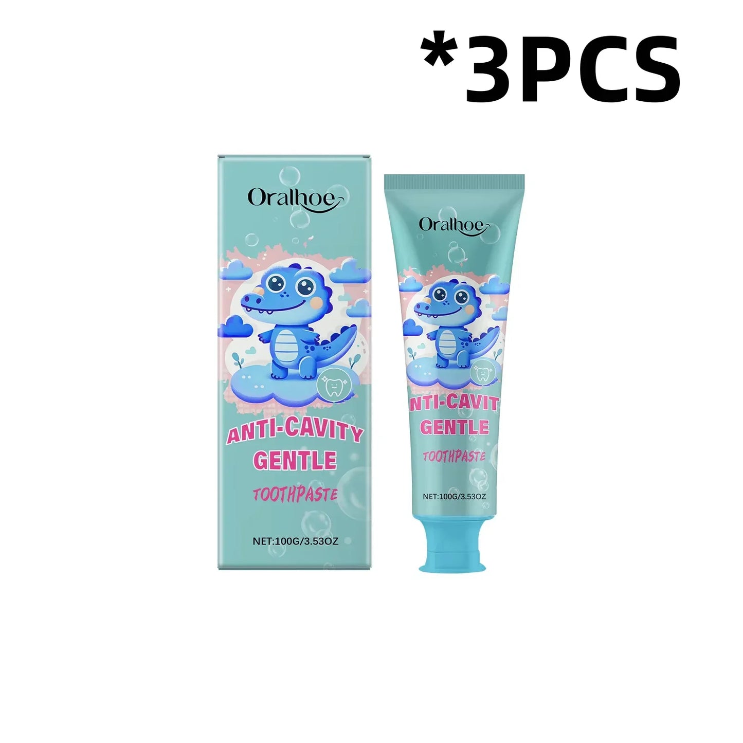 ORALHOE Kids Mint Toothpaste – Fresh Breath & Cavity Defense 100g