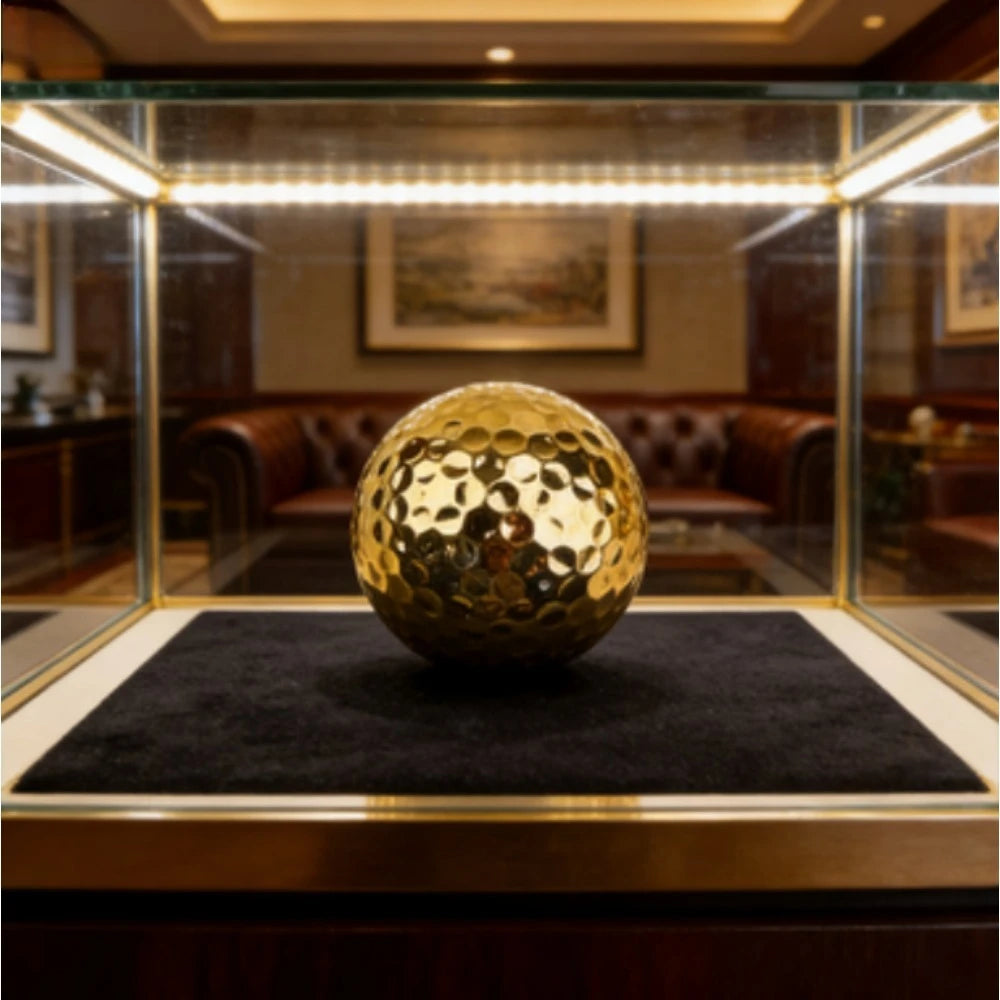 Luxury Gold Plated Golf Balls – Novelty Gift for Golfers