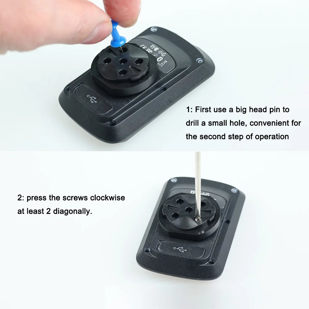 Bicycle Computer Bracket Fixed Base Repair Parts Bike Stopwatch Holder Base Male Seat Repair Parts for Garmin Accessories Peaceful Pleasures Health and Wellness