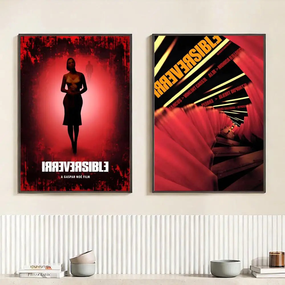 Irreversible Movie Poster HD Self-Adhesive Waterproof Wall Art Movie Wall Poster Peaceful Pleasures Health and Wellness