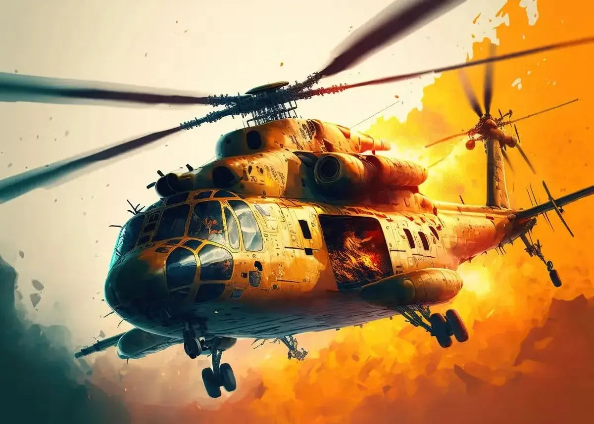 Aircraft Sunset Poster Aesthetics Aircraft Fighter Canvas Painting Print Wall Art Poster Mural Home Military Room Decor Picture Peaceful Pleasures Health and Wellness 2 20x30cm Unframed