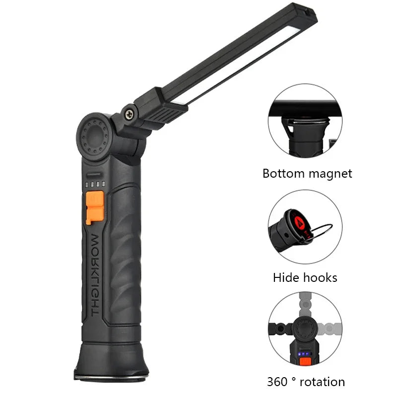 KDULIT COB LED Rechargeable Work Light | Magnetic Torch