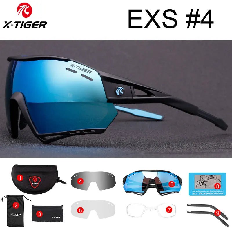 X-TIGER Polarized UV400 Cycling Sunglasses – Road & MTB