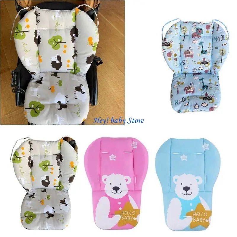 Infant Stroller Seat Cushion Liner – Soft Baby Mat & Pad