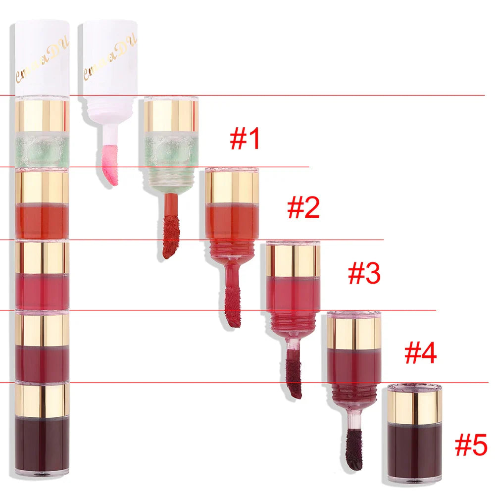 CMAADU Matte Lip Stain – Long-Lasting Waterproof Lip Gloss