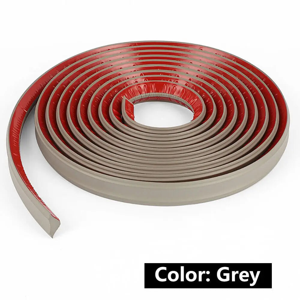 5M Self-Adhesive PVC Corner Trim Molding Strip | Skirting Line