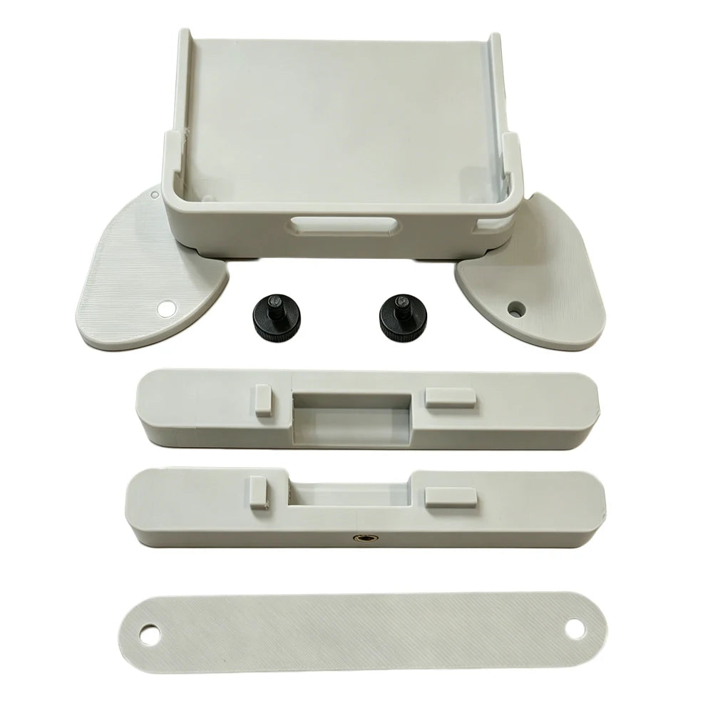3D Printed Grip For Anbernic RG Rotate Hideaway Design Converts To For J-Con Mount Ergonomic Full Button Access No Speaker Block Peaceful Pleasures Health and Wellness Case and bracket