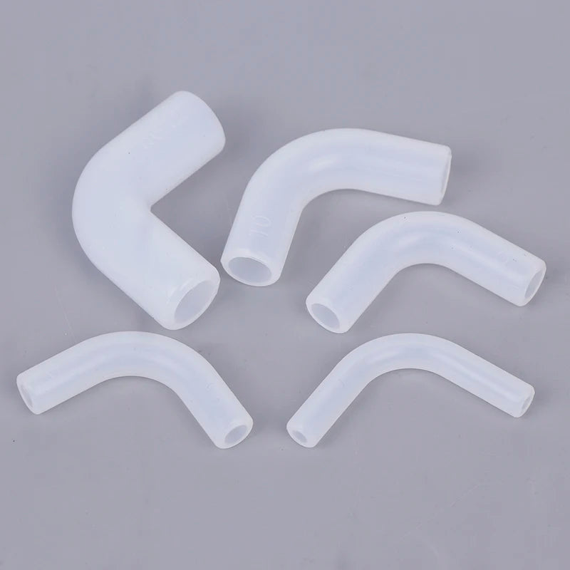 Set of 5 Flexible Silicone Right Angle Joint for Irrigation Tube, Garden Connector Peaceful Pleasures Health and Wellness