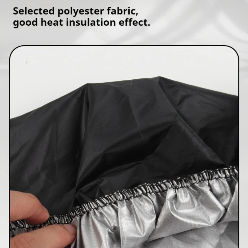 Car Sunshade Gear Steering Wheel Cover 190T Polyester Material