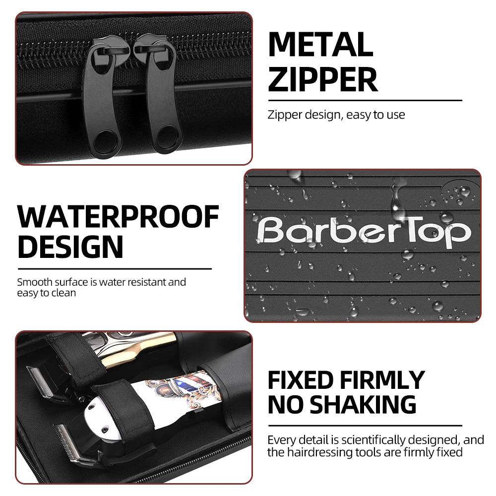 New Barber Shockproof Hair Scissors Case Bag Hair Scissor Bag Professional Comb Tools Storage Bags Makeup Travel Case Peaceful Pleasures Health and Wellness