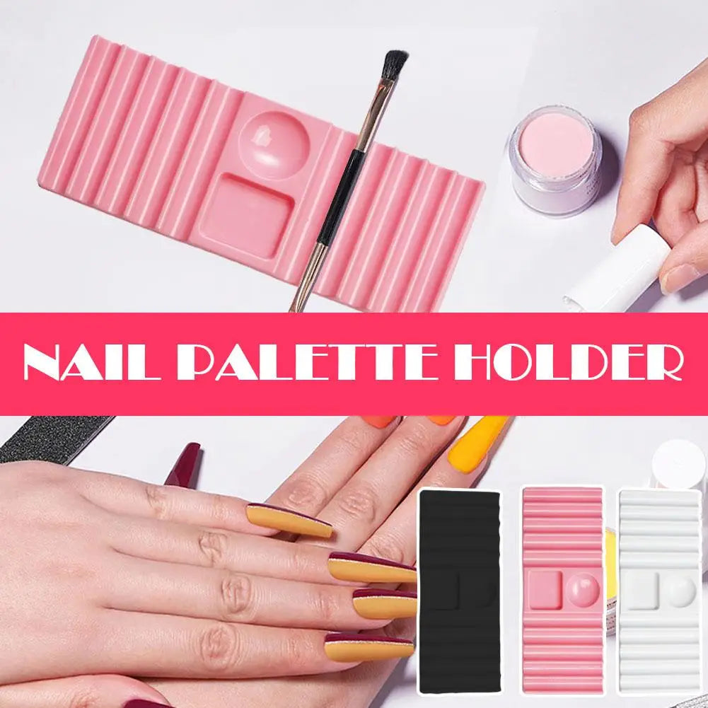 Nail Art Brush & Tool Holder – Dual Form Organizer Stand