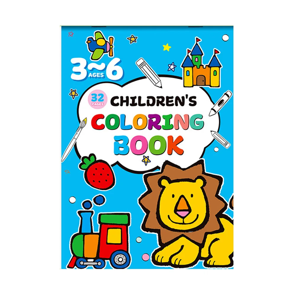 32 Pages Painting Graffiti Coloring Book Learn Art Enlightenment