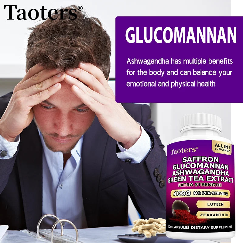 Saffron & Ashwagandha Supplement | Mood, Stress & Clarity