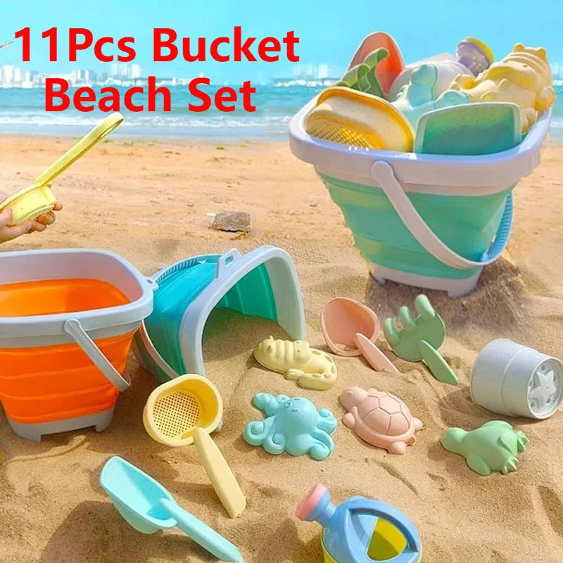 Kids Beach Sand Toys Set – Bucket, Shovel & Molds for Toddlers