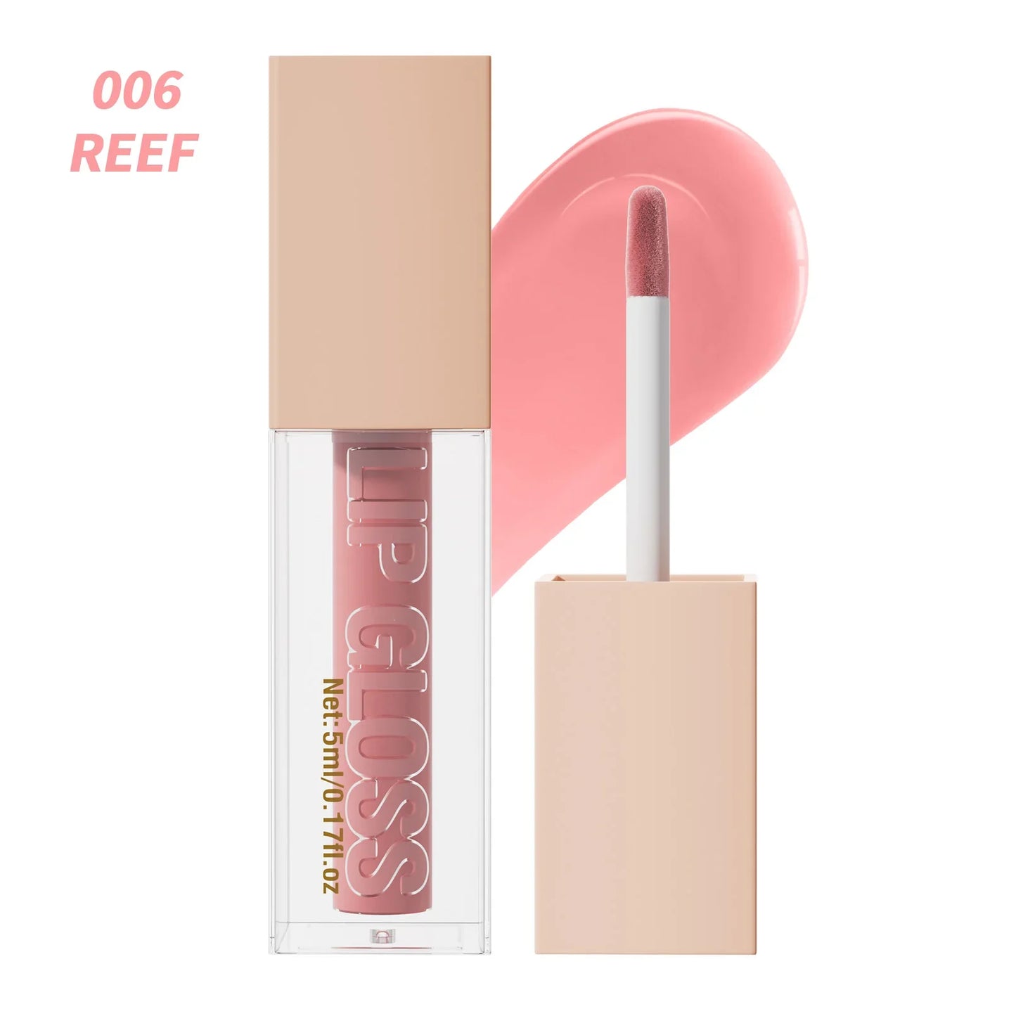 Hello Kiss Mirror Lip Gloss – Waterproof & Long-Lasting Shine