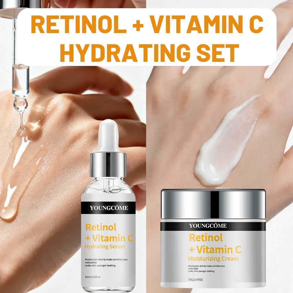YOUNGCOME Retinol & Vitamin C Hydrating Face Serum Cream