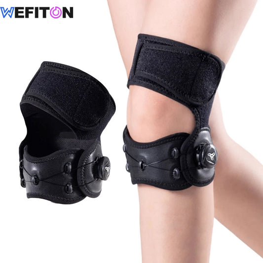 WEFITON qPCS Adjustable Knob Knee Support Brace - Patella Tendon Stabilizer for Pain Relief in Running,Sports & Squats,Women Men Peaceful Pleasures Health and Wellness