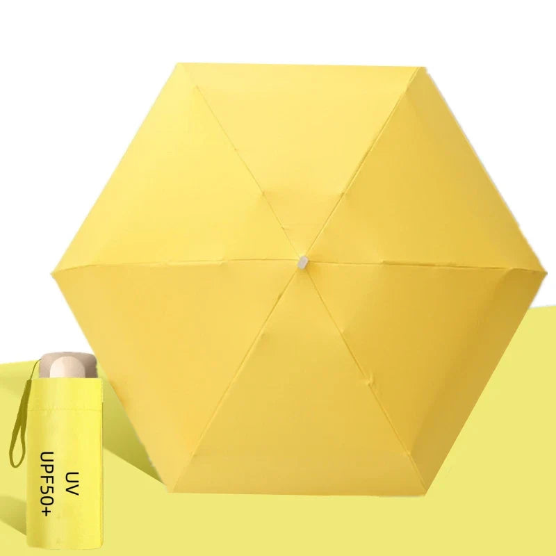 UPF 50+ Mini Pocket Parasol – UV Folding Travel Umbrella