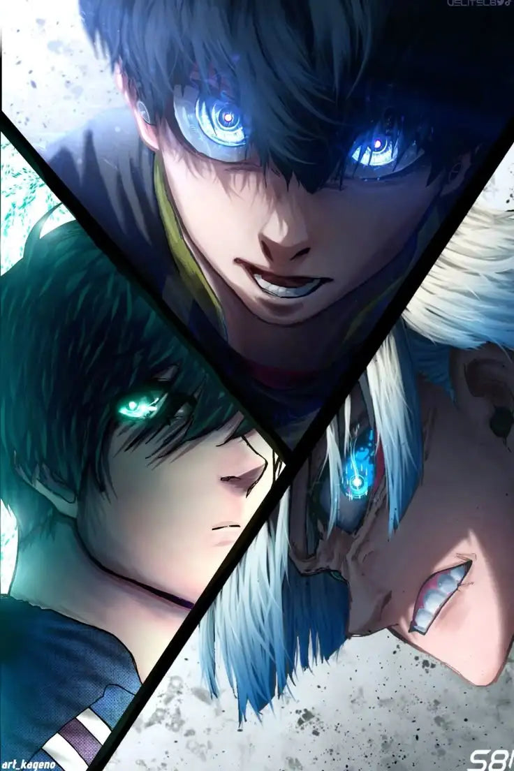 Blue Lock Anime Canvas Poster – HD Football Wall Art Decor