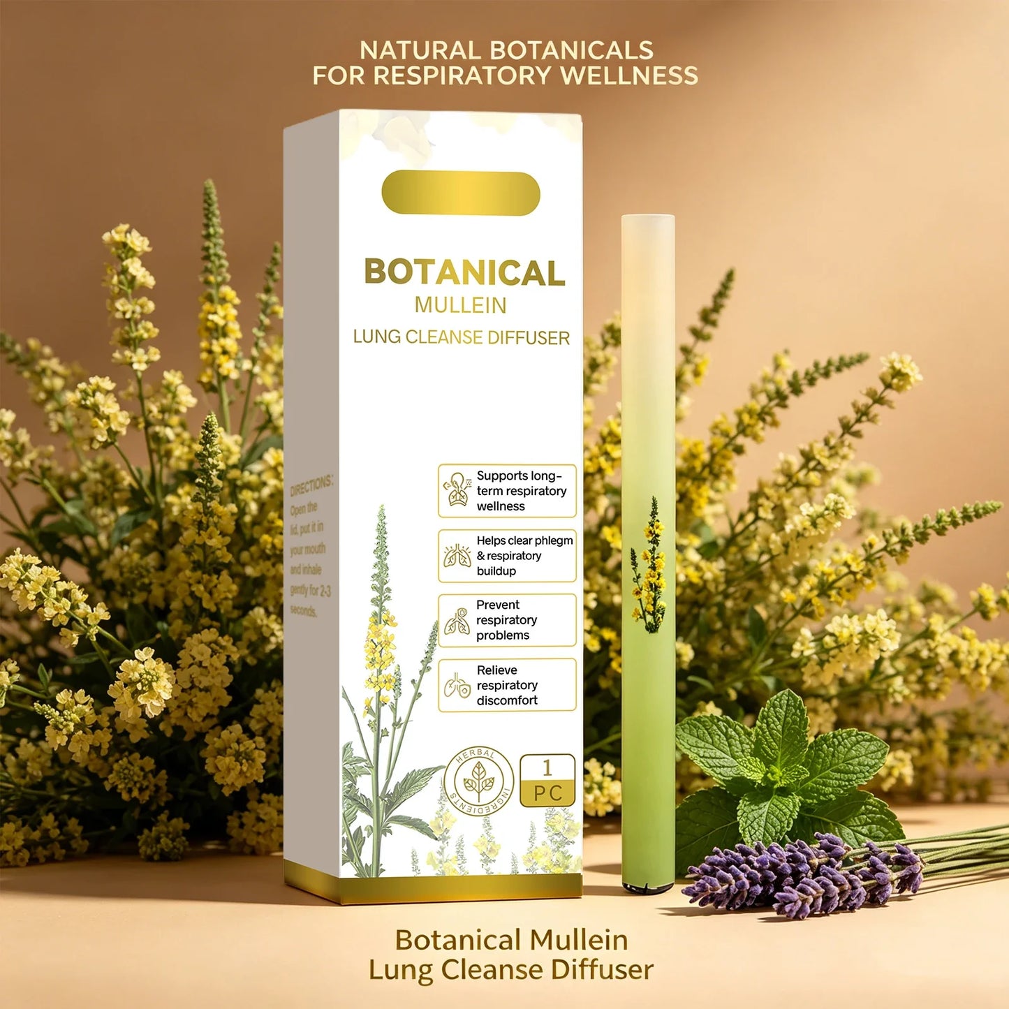Herbal Nasal Inhaler Stick – Energize, Refresh & Aromatherapy