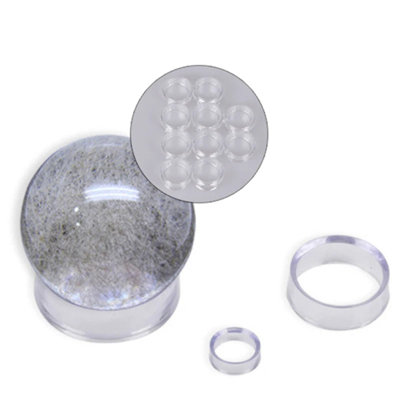 Acrylic Crystal Ball Display Stand | Clear Sphere Holder Base Display Stand Peaceful Pleasures Health and Wellness