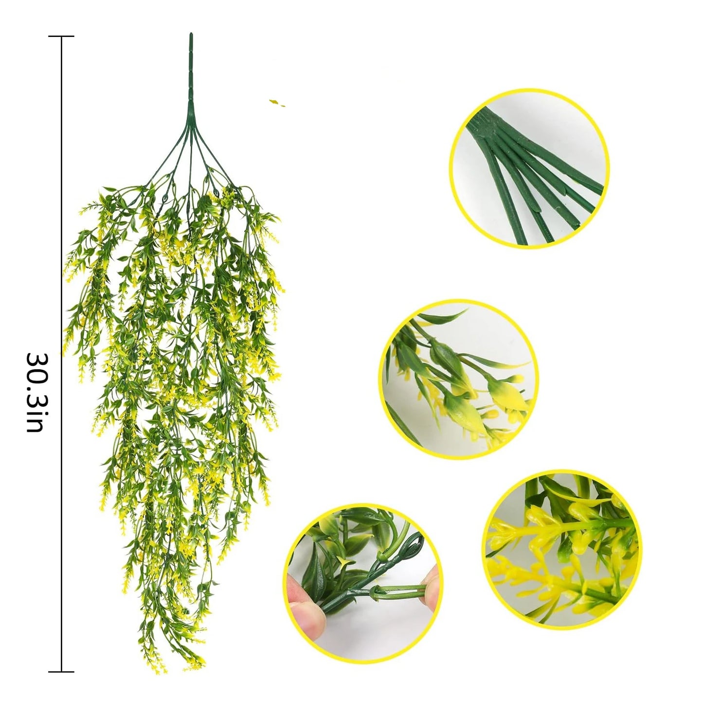 Artificial Eucalyptus Camellia Vine – Wedding & Home Decor